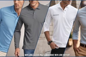 Por que as camisas pólo de manga comprida deixam os homens mais lindos: a peça básica da moda que você precisa experimentar