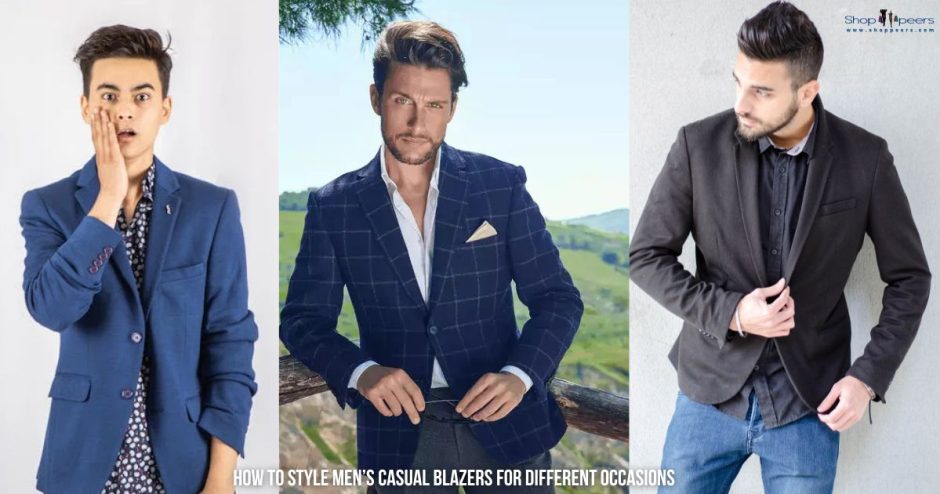 Como estilizar blazers casuais masculinos para diferentes ocasiões